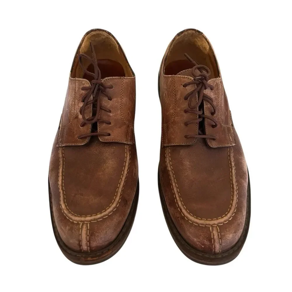Mephisto Men's Goodyear Welt Classic Comfort Leather Brown Shoes Sz. 11 1/2 US